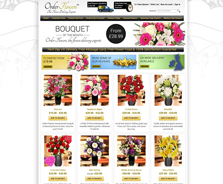 Order Flowers at www.order-flowers.co.uk